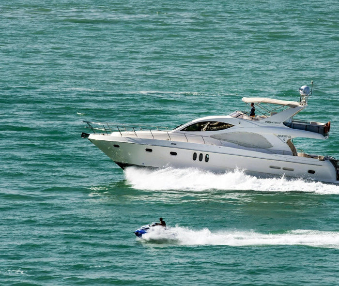 Yacht in the Gulf