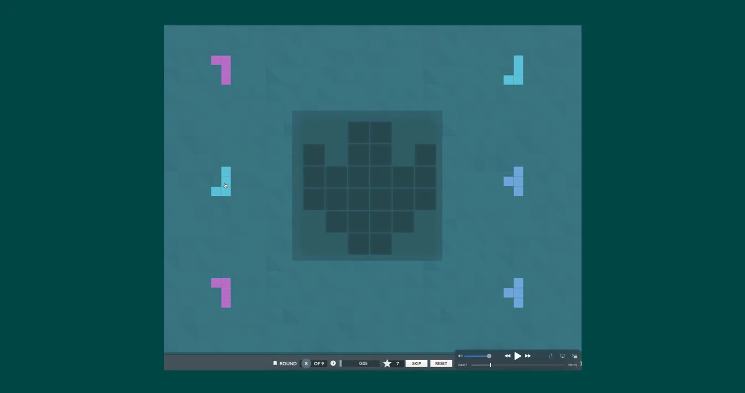 Tetris logic test